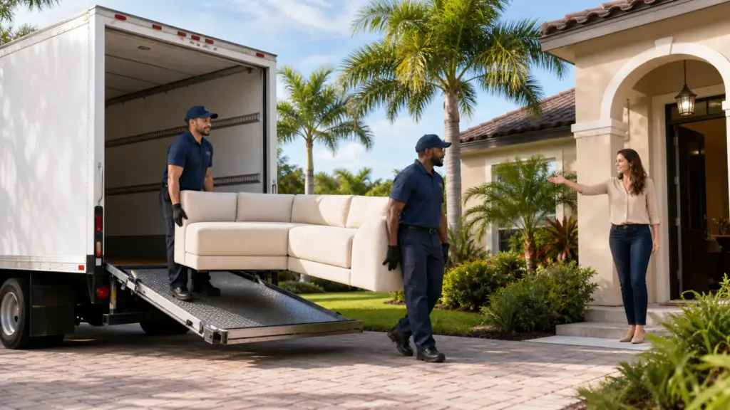 Inside Kissimmee Delivery Services for Large Furniture Purchases
